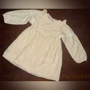 ZARA cotton embroidery dress size 11-12 EXCELLENT